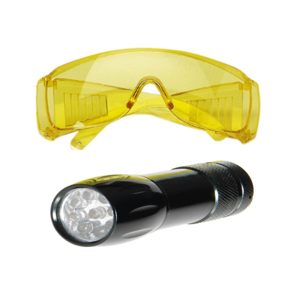 UV Лампа с очками для поиска утечек фреона